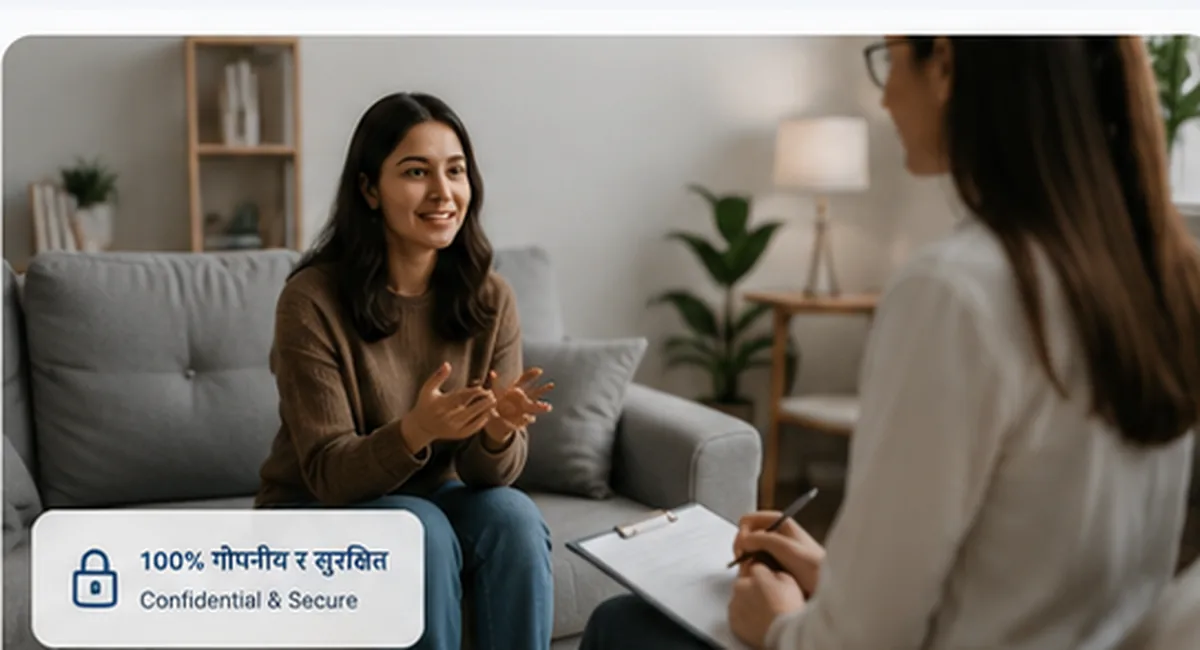 शान्त र गोप्य परामर्श वातावरण